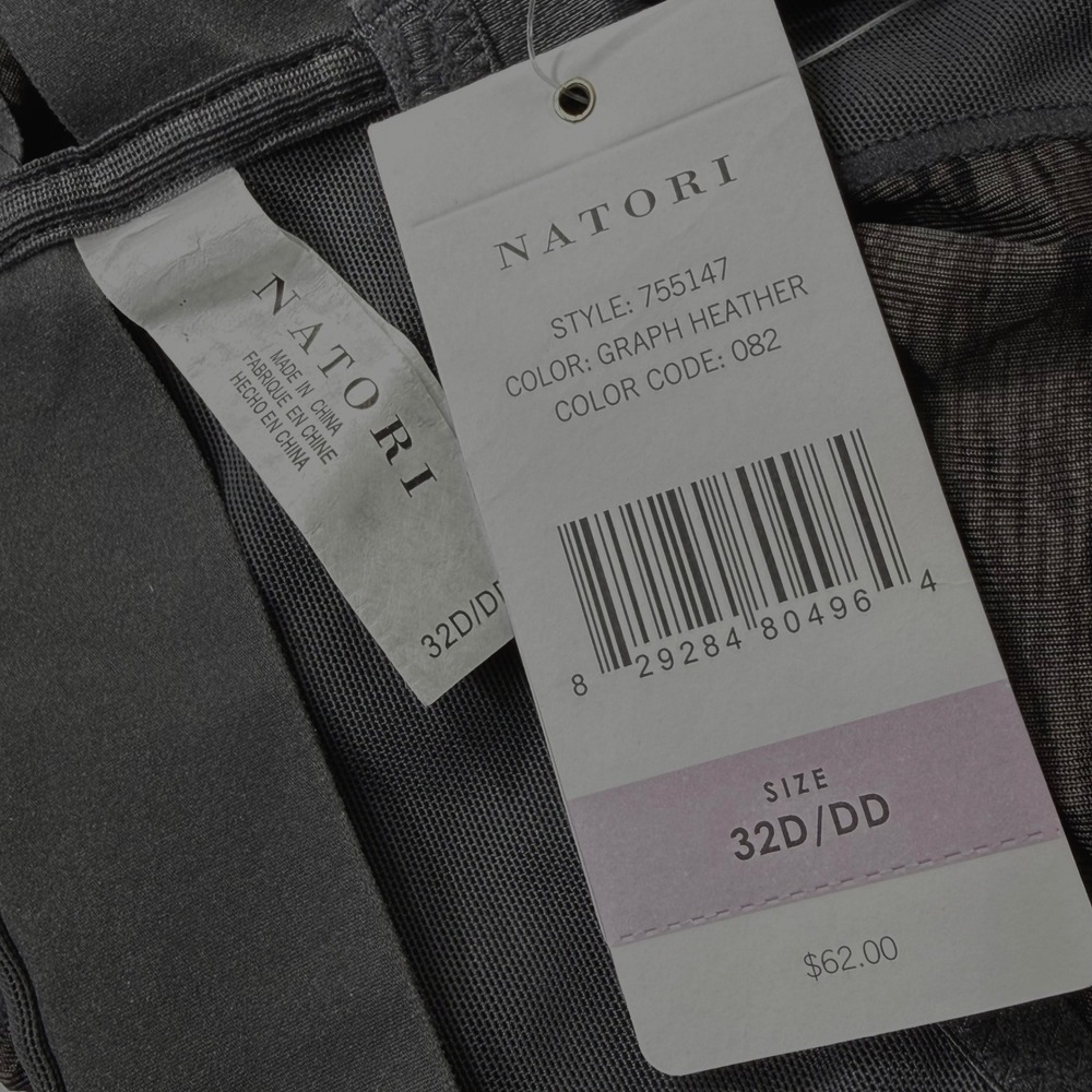 Natori Sports Bra High Impact Graphite Heather 32D/DD - Picture 6 of 11